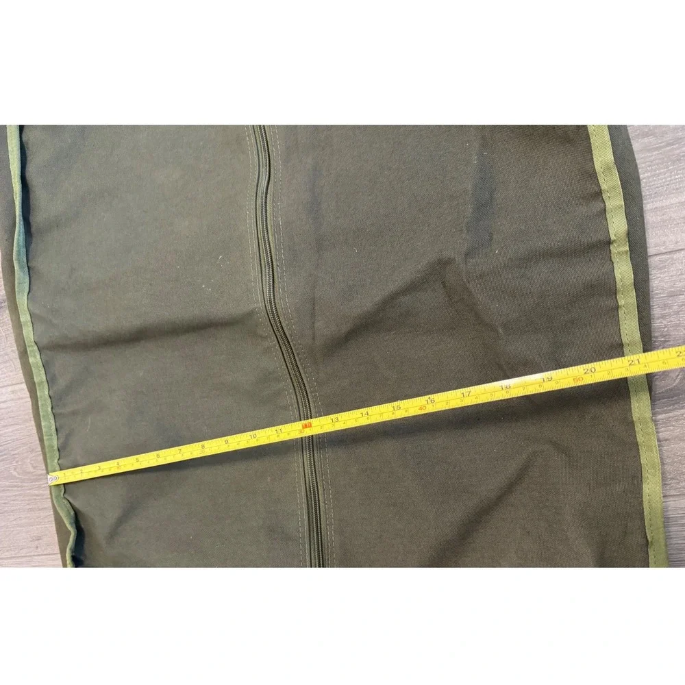 Vintage Tony's Pizza‎ Service Canvas Leather Garment Bag Uniform Carrier